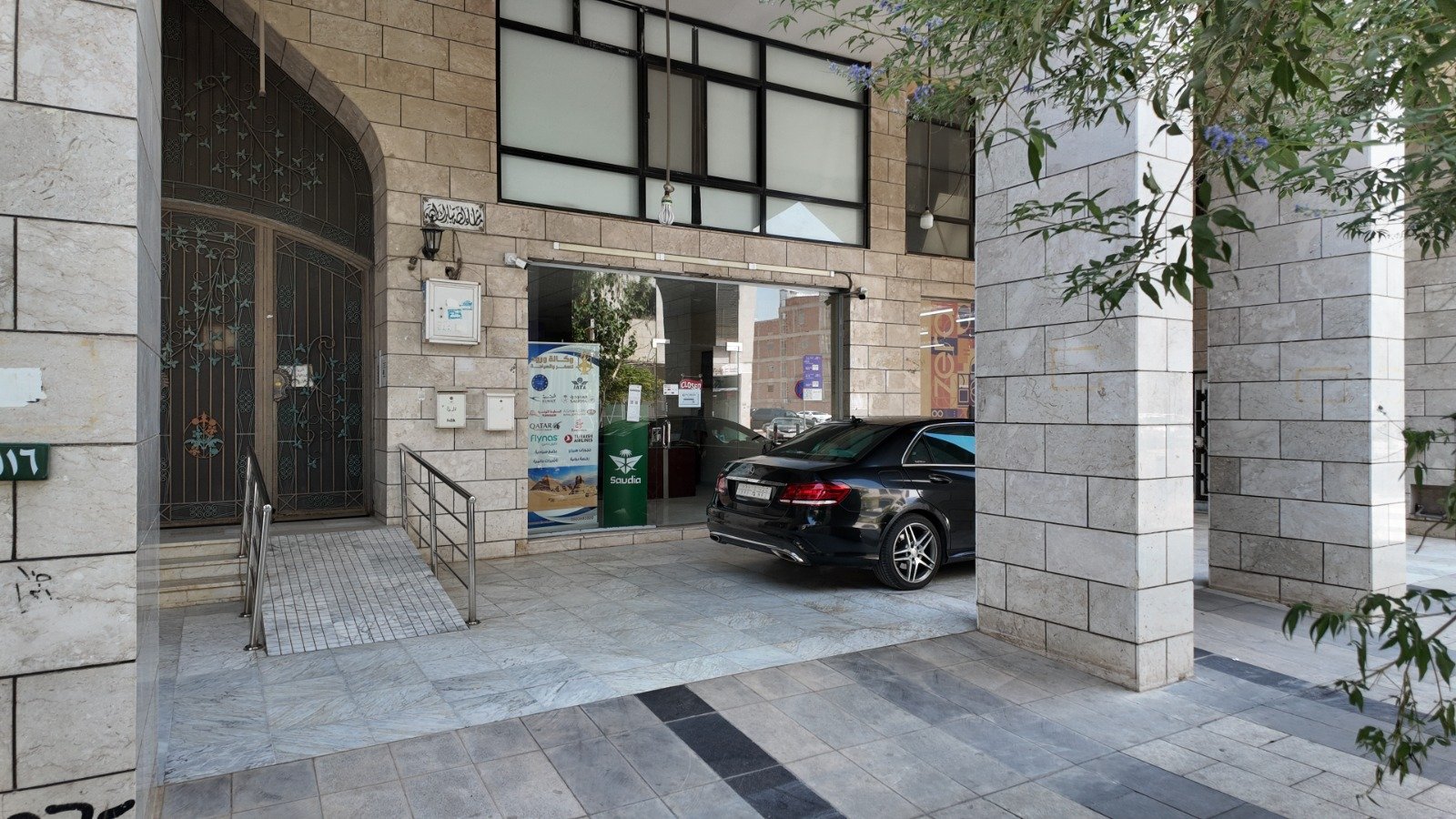 Office entrance